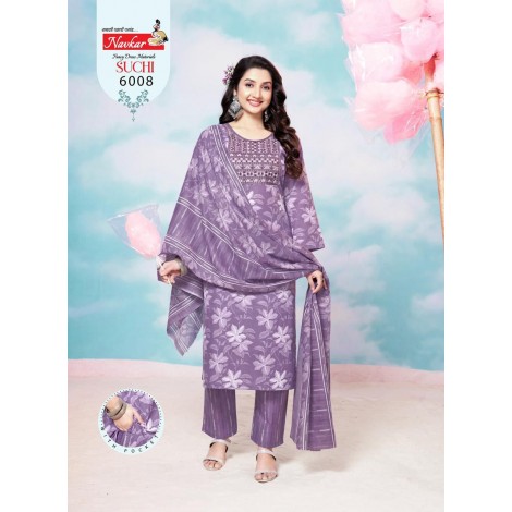 CAMBRIC COTTON KURTI BOTTOM WITH DUPATTA