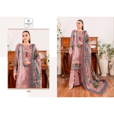 Designer Queen Court Lawn Cotton With Patch Work 