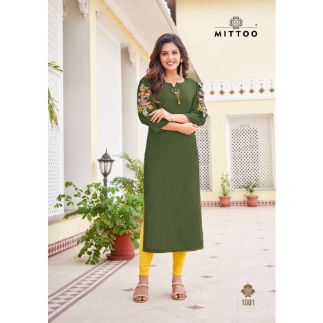 HEAVY RAYON KURTIES