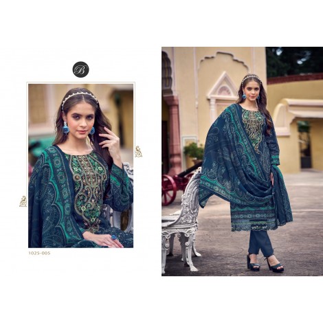 MAL MAL EMBROIDERY DUPATTA DRESS MATERIAL