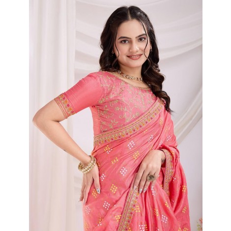  PARTY WEAR PURE SILK SAREE 