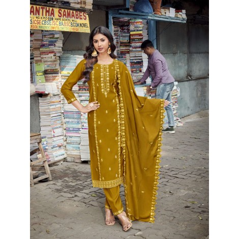 PREMIUM DESIGN SILK READYMADE SUIT