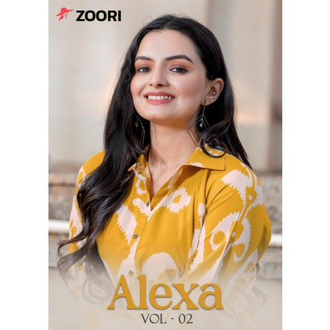Zoori Alexa Vol 2 Fancy Rayon Kurti Print