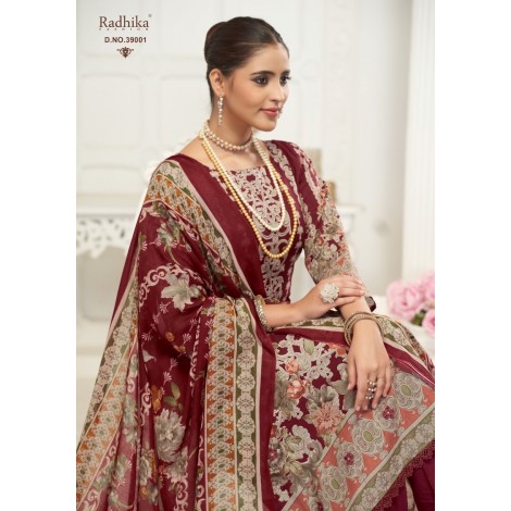 WOMEN'S COLOURED PURE CAMBRIC COTTON KURTA SET WITH DUPATTA