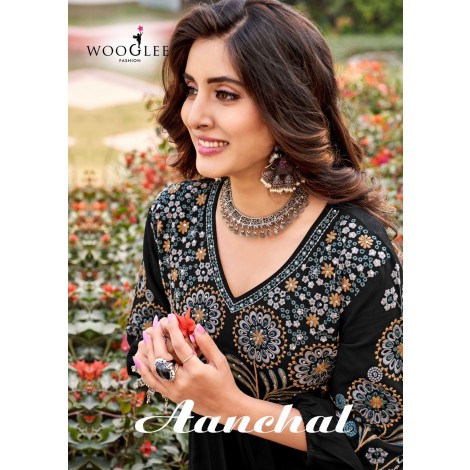 WOOGLEE ANCHAL FANCY KURTIS HEAVY RAYON