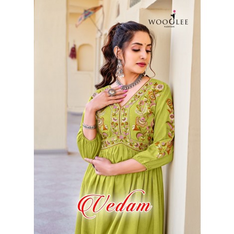 WOOGLEE VEDAM FANCY KURTIS