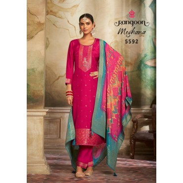 DESIGNER JACQUARD STYLE READYMADE SUIT 