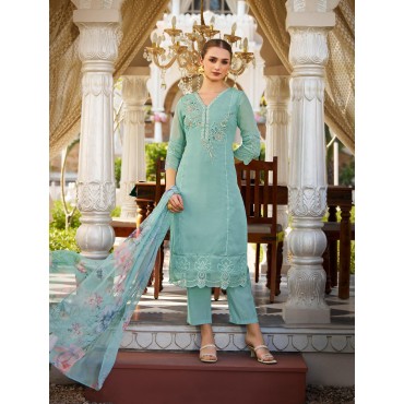 DESIGNER ORGANZA SUIT FESTIVE COLLECTION