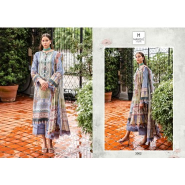 DESIGNER QUEEN COURT LAWN COTTON WITH PATCH WORK 