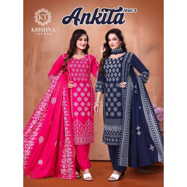KRISHNA TRENDZ ANKITA VOL 3 FANCY SALWAR SUIT