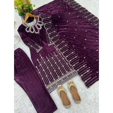Designer Party Wear Look Fancy Top-Dupatta and Fully Stitched Bottom