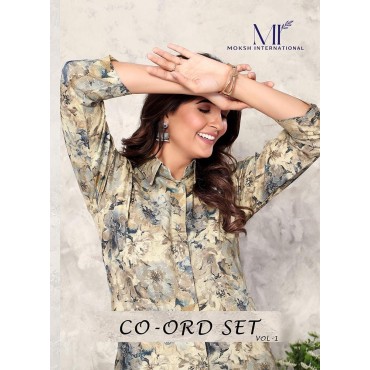 MOKSH INTERNATIONAL FANCY TOP AND PANT CO ORD SET VOL 1
