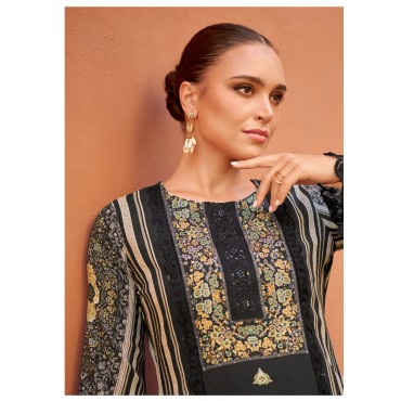 ORIGINAL DIGITAL PRINTED JAM SATIN SUIT