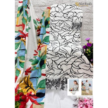 PURE COTTON PRINT WORK PAKISTANI DRESS