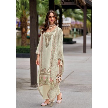  PARTYWEAR STYLE KURTI PANT DUPATTA SET