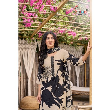 WOMEN'S PREMIUM MASLIN SUIT WITH DIGITAL PRINT AND HAND WORK 