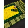 ORIGINAL BANDHEJ WITH KANCHIPURAM ZARI SAREE 