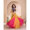 PURE VISCOSE JACQUARD SILK READYMADE FANCY PARTYWEAR LEHENGA CHOLI