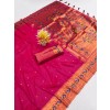SOFT WITH COPPER ZARI SILK HARMONY PAITHANI SAREE