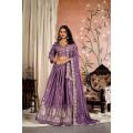 LEHENGA CHOLI CHINNON HEAVY EMBROIDERY SEQUENCE WORK