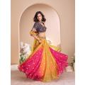 PURE VISCOSE JACQUARD SILK READYMADE FANCY PARTYWEAR LEHENGA CHOLI